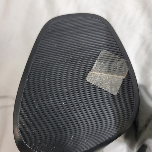 Melissa Classic Chunky Heel Waterproof Rain Boots Square Toe Wellie Black Size 6 - Picture 14 of 16